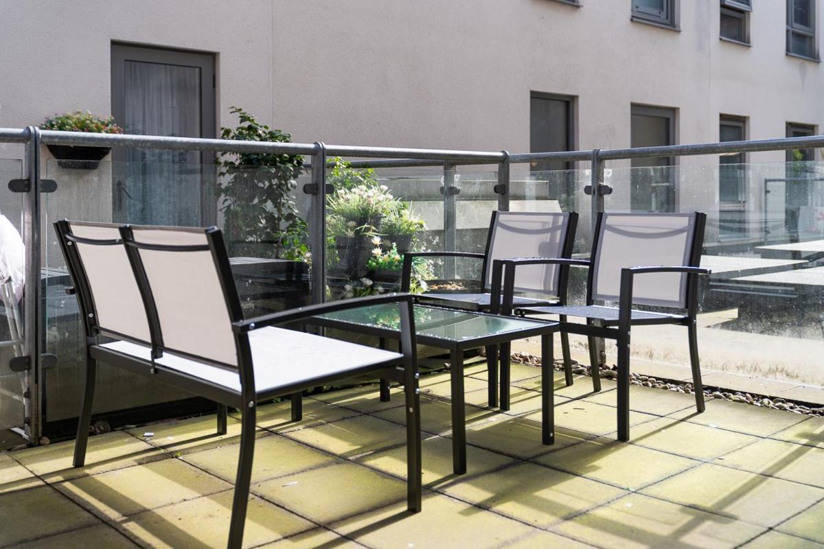Liverpool St Shoreditch London Terrace Apartment Dış mekan fotoğraf